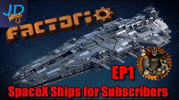 Ep1 SpaceX Ships for Subscribers ⚙️ Factorio SubX ⚙️ Gameplay, Lets Play