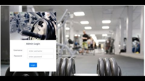 GYM SYSTEM IN PHP, CSS, JAVASCRIPT, AND MYSQL | FREE DOWNLOAD