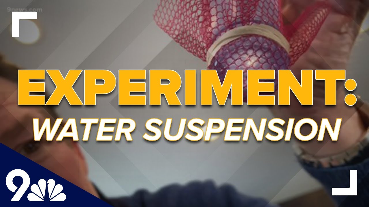 Science minute Water suspension YouTube