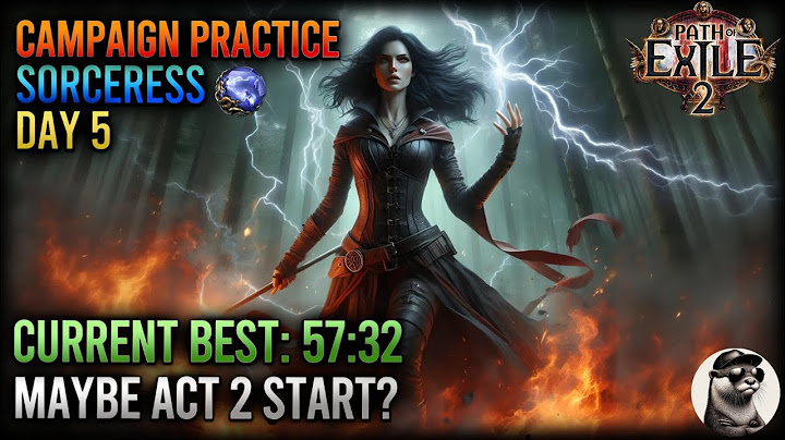 Day 4 - Sub 1 Hour Act 1 Completed- Sorceress Leveling - PoE 2