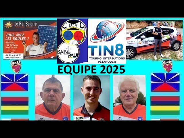Miniature : Top 8è Tournoi Inter Nations Petanque 2025