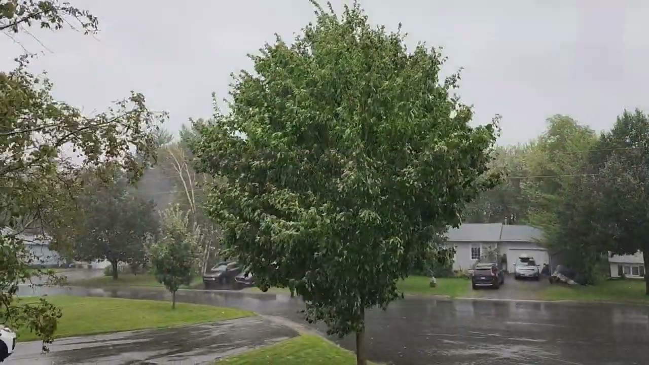 Tropical Storm Lee From My House in Fredericton, NB
