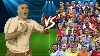 Br Ronaldo Nazario Vs 100 Player (Ronaldo - Messi - Neymar - Maradona - Haaland - Salah - Benzema - Vini - Pele)
