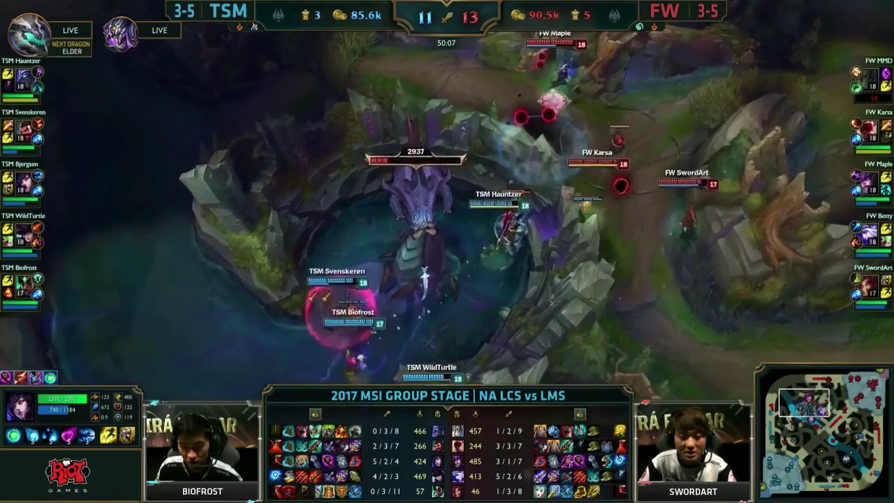 MSI 2017 TSM vs. FW: Mid Steals