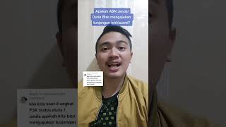 🔸 ASN Janda/Duda Bisa mengajukan tunjangan istri/suami? #shorts