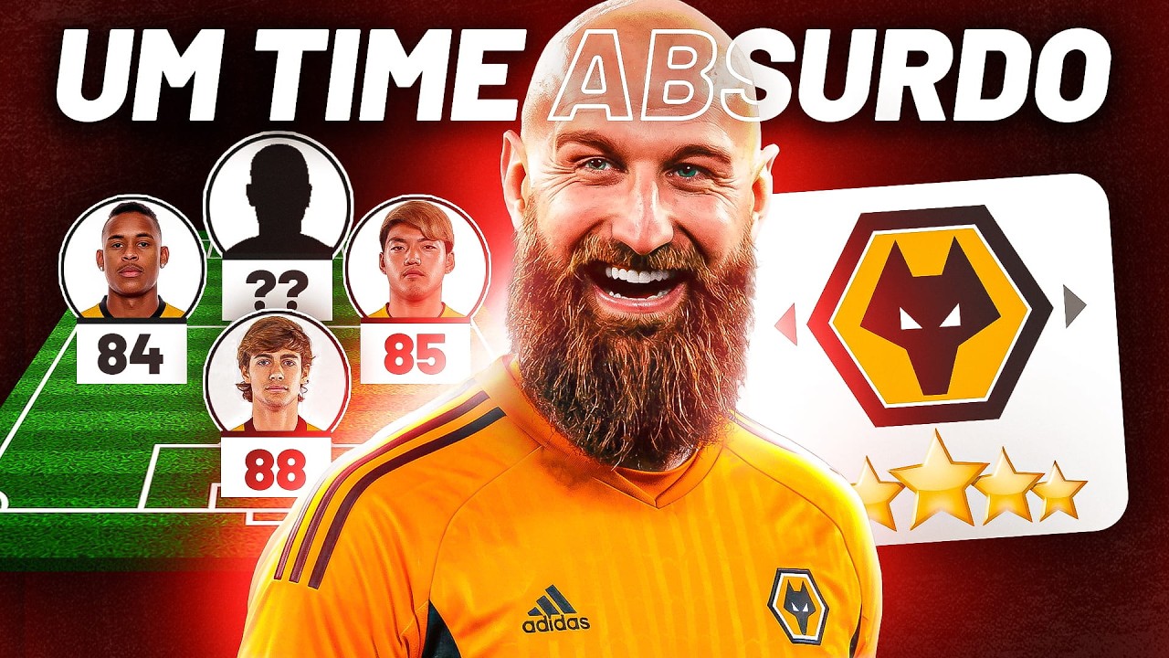 Montei um Wolverhampton pra ganhar a Champions 🏆
