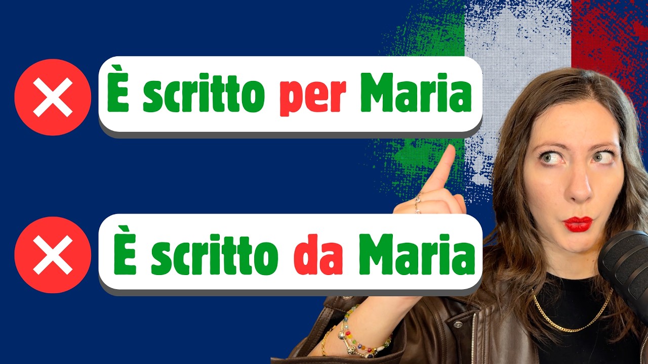 Lo stai dicendo MALE? 5 Errori Comunissimi con il Passivo Italiano