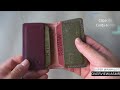 Rowan & Wych Super Minimalist bifold wallet Overview/ASMR