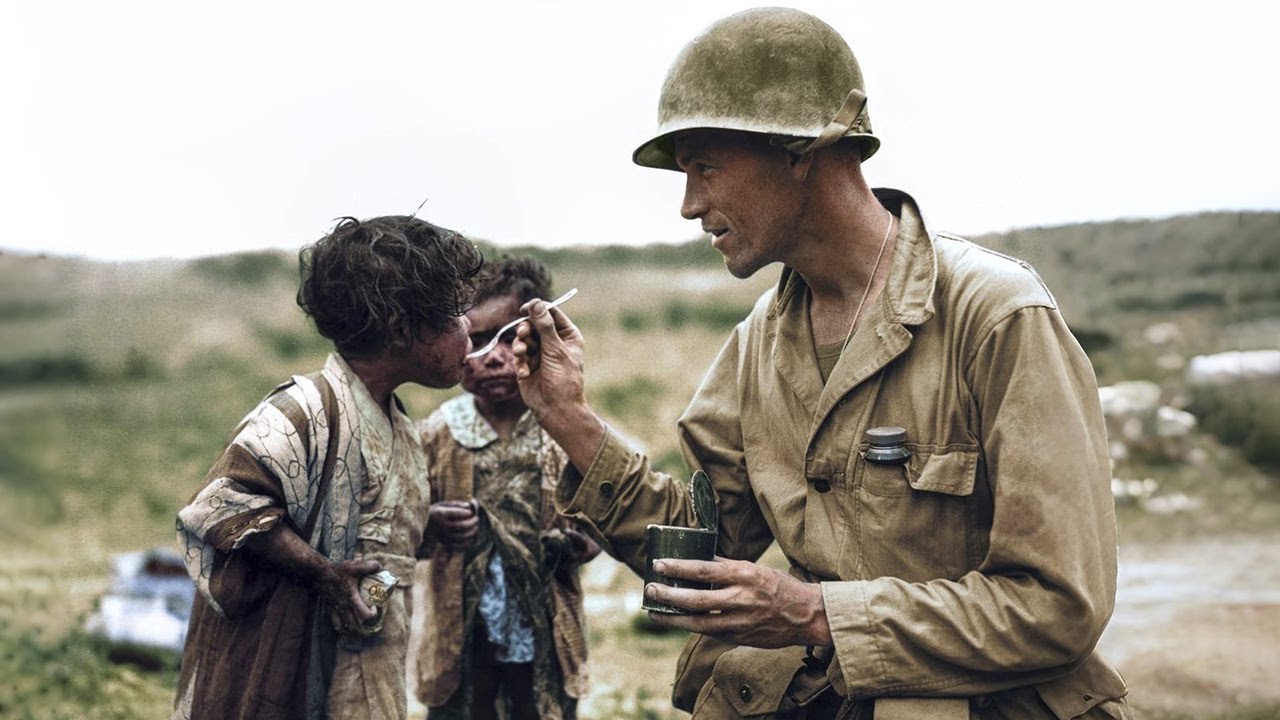 Japanese Civilians Couldn't Believe American Soldiers Shared Their Rations With Them