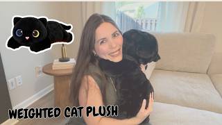 Weighted Plush Cat - My opinion  | Honest Amazon Review | Is It Worth It?