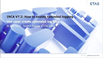 INCA V7.2: How to enable extended logging