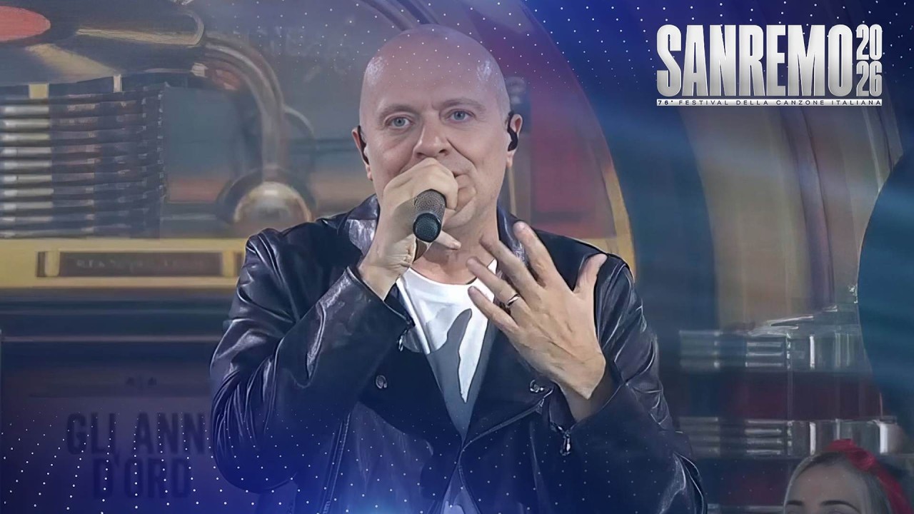 Sanremo 2026 - Max Pezzali canta Gli anni