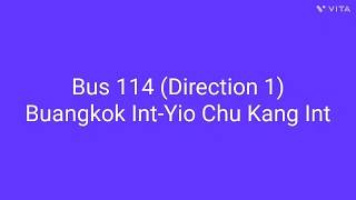 Trunk Bus 114 Direction 1 Route Visual Hyperlapse