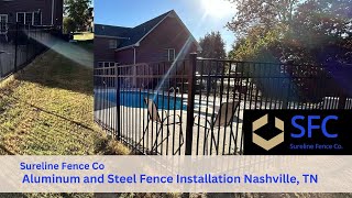 Aluminum and Steel Fence Installation Nashville, TN | Sureline Fence Co