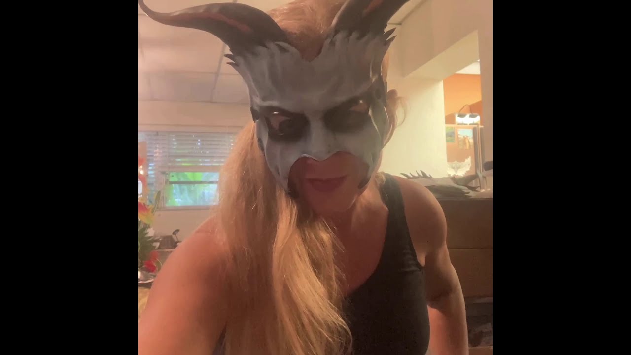 Maskelle Goat Mask Flex Before Wearing if Mask is Cold Video