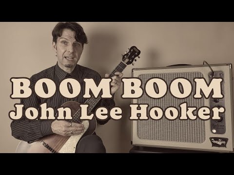 Tutorial BOOM BOOM (John Lee Hooker) Bluesgitarre Lesson (deutsch) How To Play Guitar