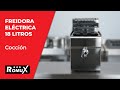 Vídeo: Freidora Industrial Eléctrica 18 Litros con Grifo Simple Sobremesa ®Romux