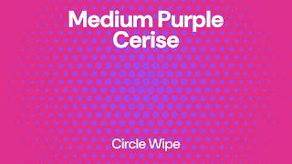 Circle Wipe · Calming Circular Flow (3 Hours)｜Medium Purple & Cerise [4K] | Ambient Screensaver screenshot 5