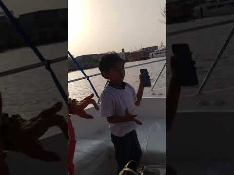 yatch tour in dubai creek on last March 12,2021