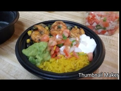 Quick n Easy Mexican Shrimp Bowl