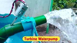 : Powerful Turbine Waterpump from PVC pipe #diy