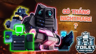 Tất Cả Unit Laser CÓ WIN ĐƯỢC NIGHTMARE?! Toilet Tower Defense