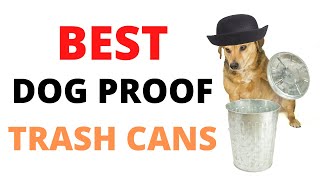 3 Best dog proof trash can for Kitchen, bathroom, and indoors