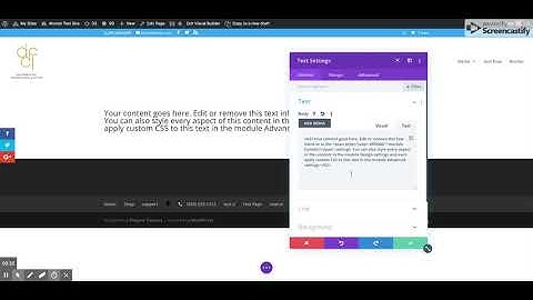 Change Divi text module color and heading