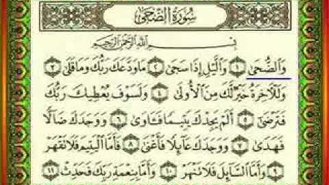 سورة الضحى من القرآن الكريم بصوت القارئ عمار الكاظمي طور عراقي