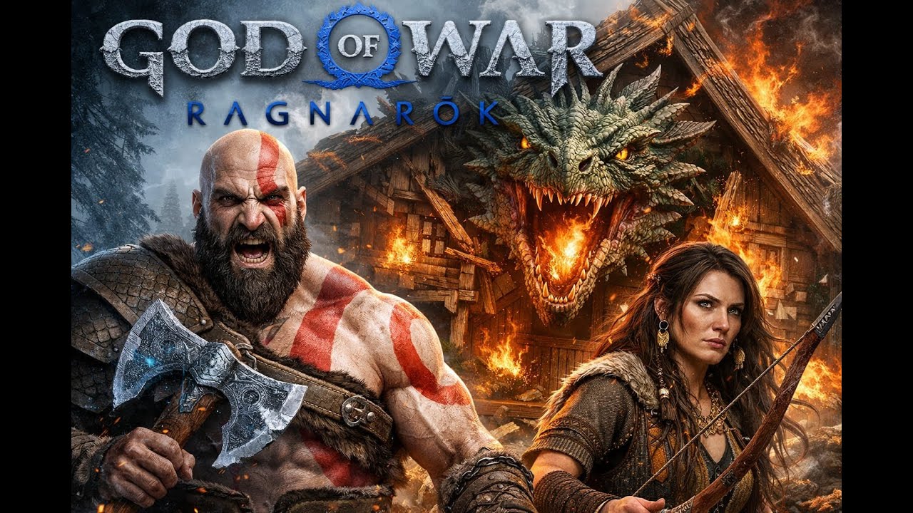 Freya के घर से निकला Dragon | Kratos & Freya | God of War Ragnarök Gameplay Hindi