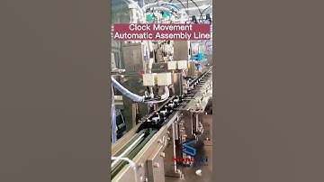Clock Movement Assembly Line