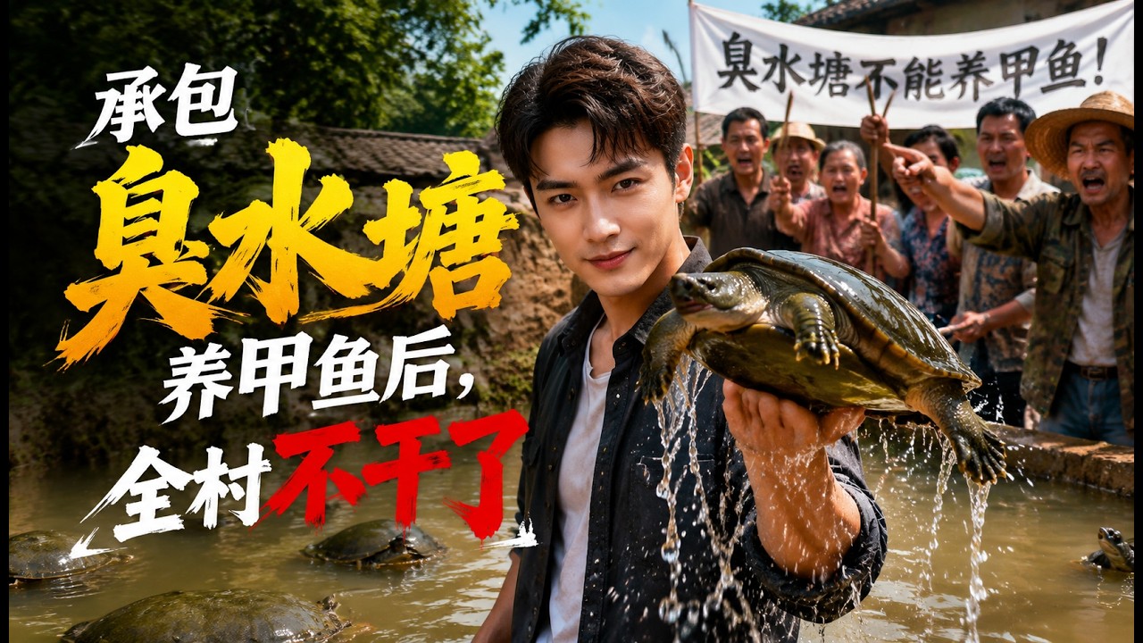 承包臭水塘養甲魚，全村竟集體眼紅