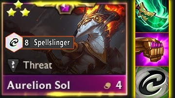 Set 8.5 Buff : How Strong is 8 Spellslinger Aurelion Sol ⭐⭐⭐ 3 Star