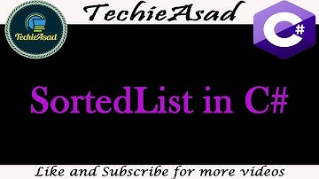 SortedList in C# (Hindi/Urdu)