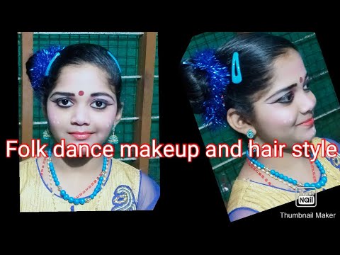 Side Bun Hairstyle  Koppu with jasmine flowers  Best Hairs Hairstyle for  Dance  YouTube