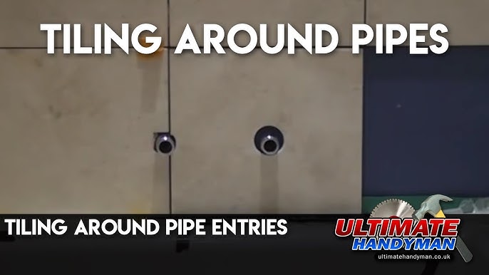 Tiling Around Pipe Entries You Tiling Around Pipe Entries You, How To Cut Tiles Around Pipes