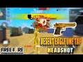 1 vs 2 only headshot | free fire video | desert eagle one tap headshot
