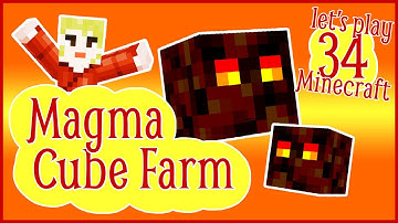 Magma Cube Farm Step-by-step! EP34 Winnie Plays Minecraft Survival