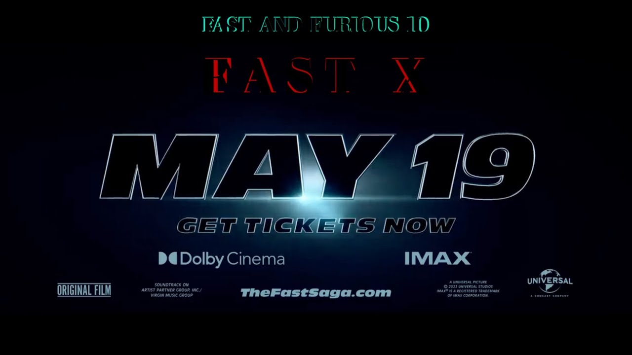 Fast & Furious 10' Moves Release Date to May 2023