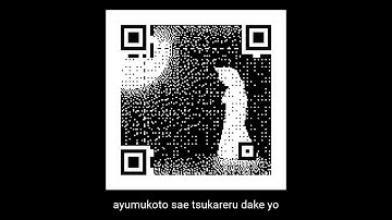 Bad Apple but it is played with QR code