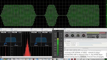 Build your own high performance software QRQ CW AUDIO FILTER - using 4 FILTA LV2 modules in series