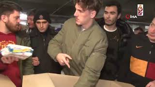 Galatasarayın Yeni Transferi Nicolo Zaniolodan Yardım Çalışmalarına Destek Verdi