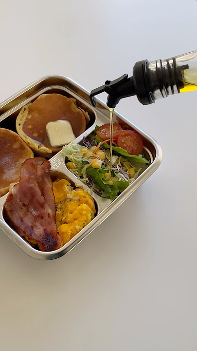 Pack my lunch with me #asmr #lunchbox #bento #lunch #cooking #satisfying #aesthetic #food #pancake
