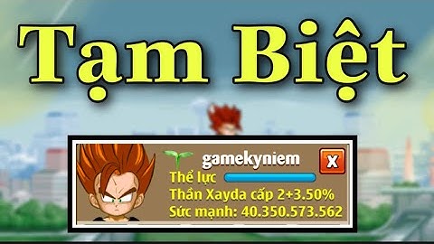 Rongblackk SV1 Chính Thức Nghỉ Game - Ngọc Rồng Online