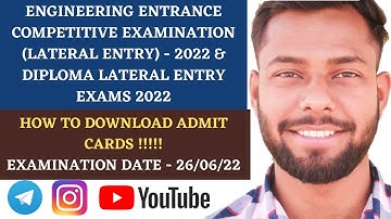 D2D 2022 & DIPLOMA LATERAL ENTRY 2022 ADMIT CARD OUT NOW AT JCECEB OFFICIAL WEBSITE | JCECEB 2022 |