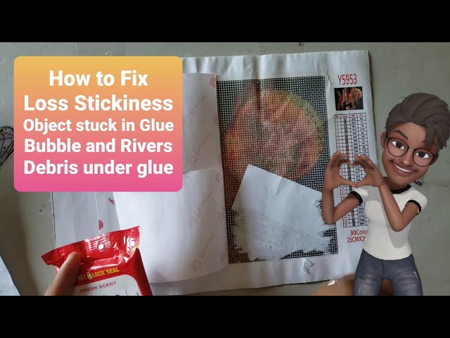 Diamond Painting Glue Missing Or Not Sticky? DIY Fix: Using Only 3 Things 