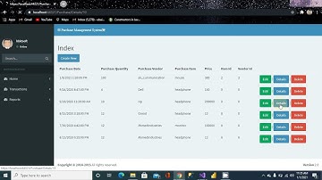 12d Purchase Details/Delete Design - Purchase Management System in ASP.Net Core MVC in Hindi/Urdu