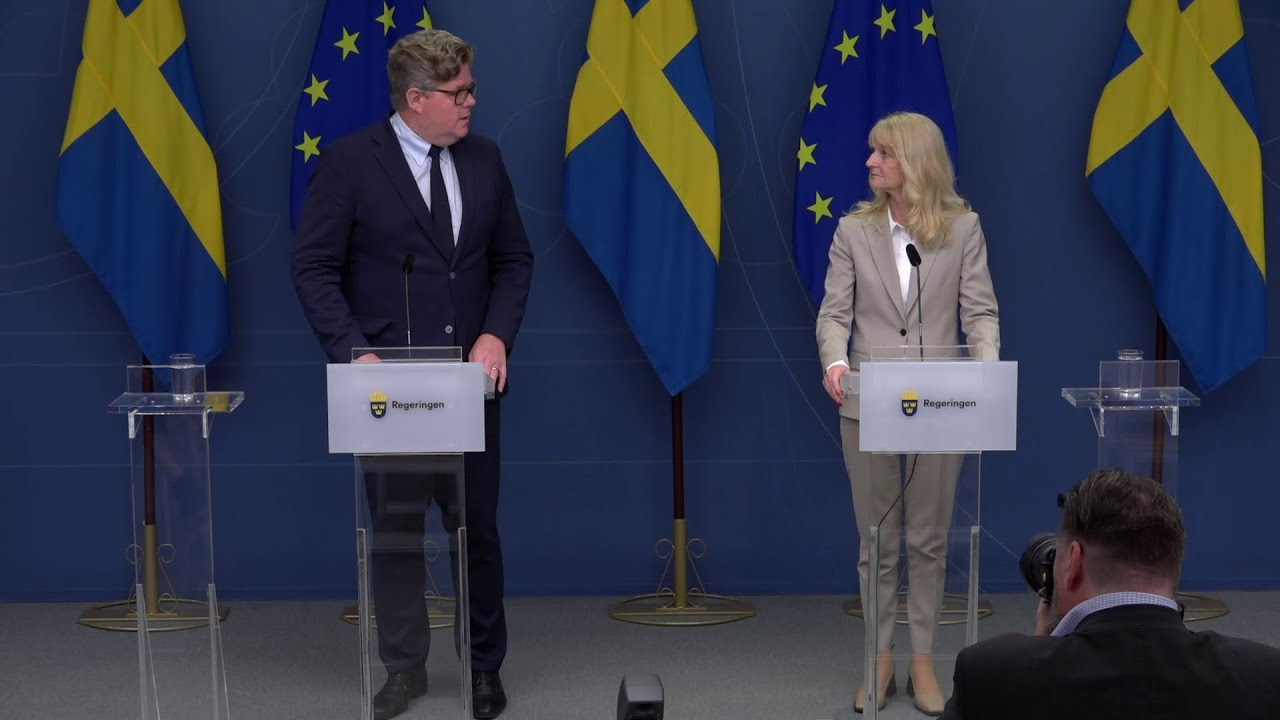 Pressträff med Gunnar Strömmer och Charlotte von Essen