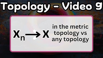 the metric topology, sequences, and continuity -- Topology video 9