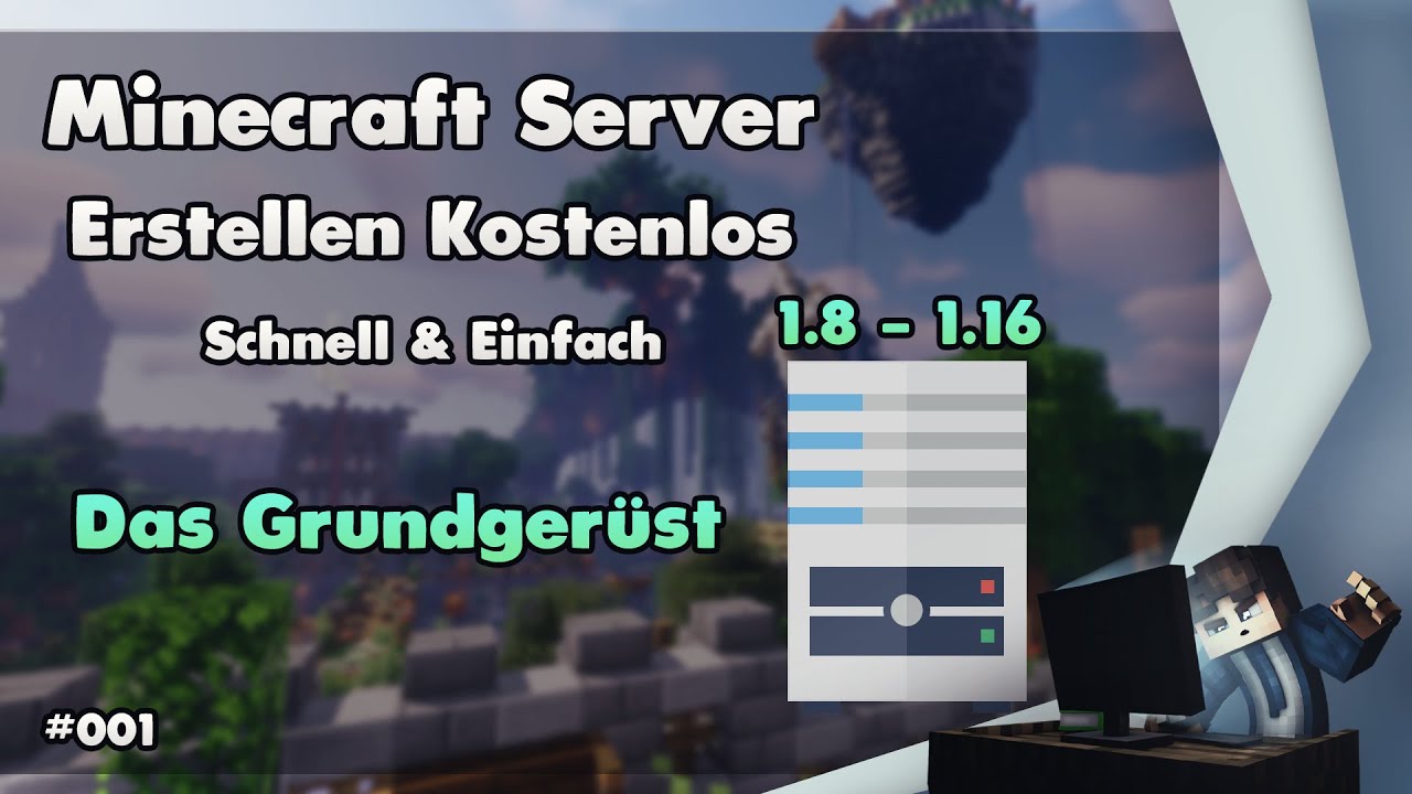 Minecraft Server Erstellen Ohne Hamachi Und Ohne Portfreigabe EIGENEN MINECRAFT SERVER ERSTELLEN | OHNE VORKENTNISSE | 1.16 | OHNE